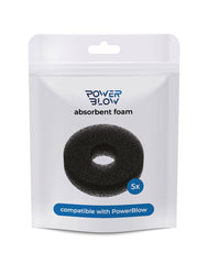 KIIROO - Powerblow Absorbent Foam 5 Pack - Schwarz