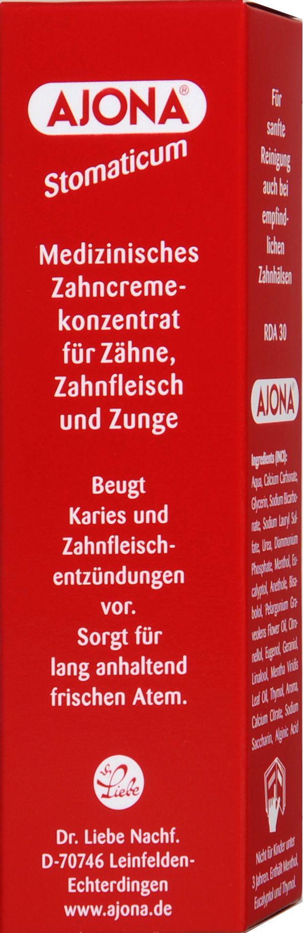 Ajona Zahncreme Stomaticum, 25 ml
