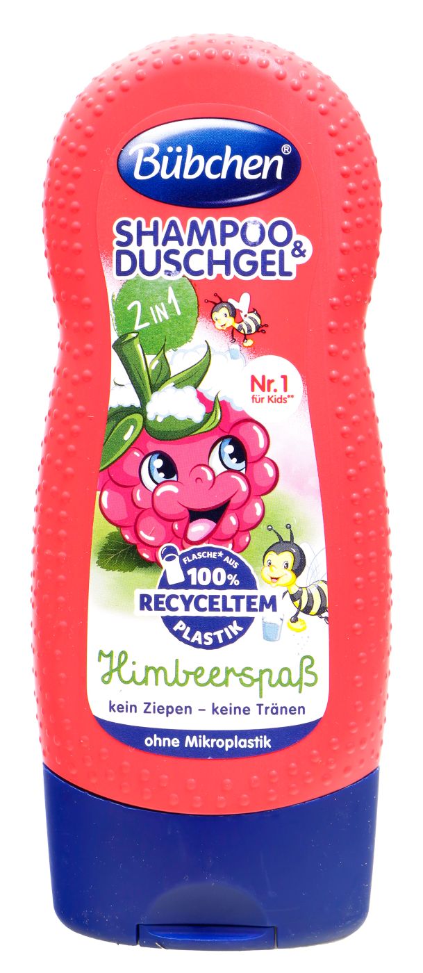 Bübchen Shampoo + Shower Himbeerspaß, 230 ml