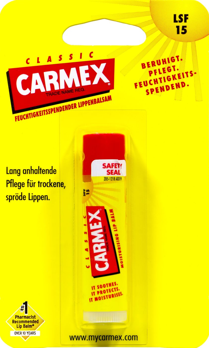 Carmex Lippenbalsam Spröde Lippen Stick, 4,25 g