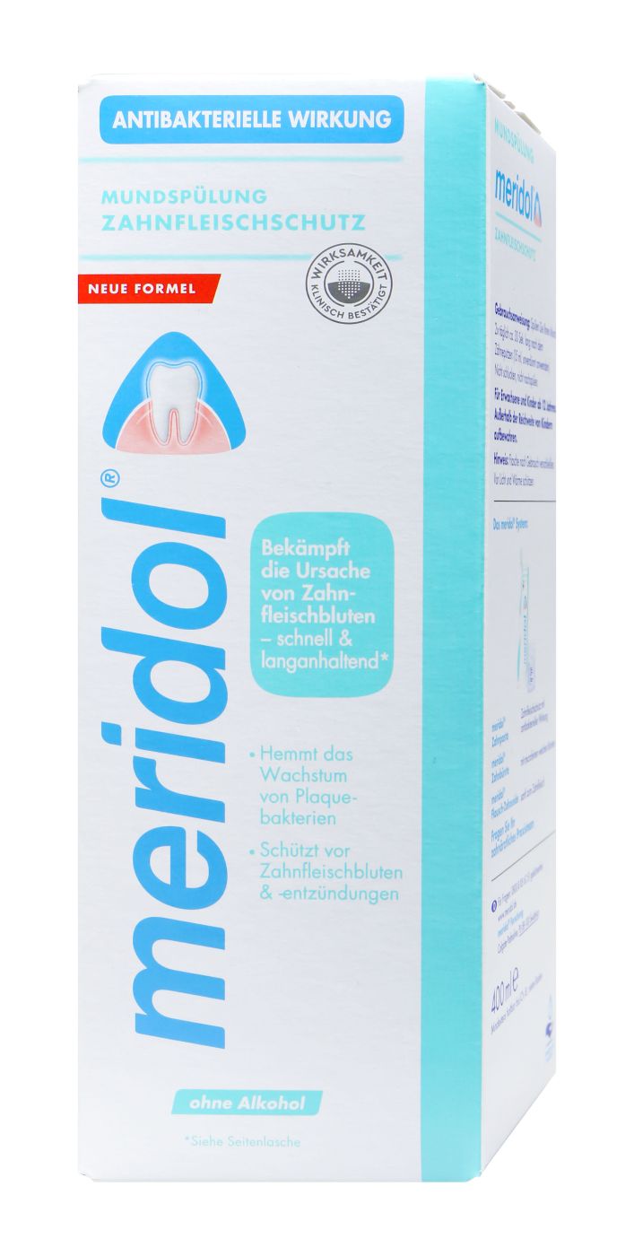 Meridol Mundspülung Antibakteriell ohne Alkohol, 400 ml