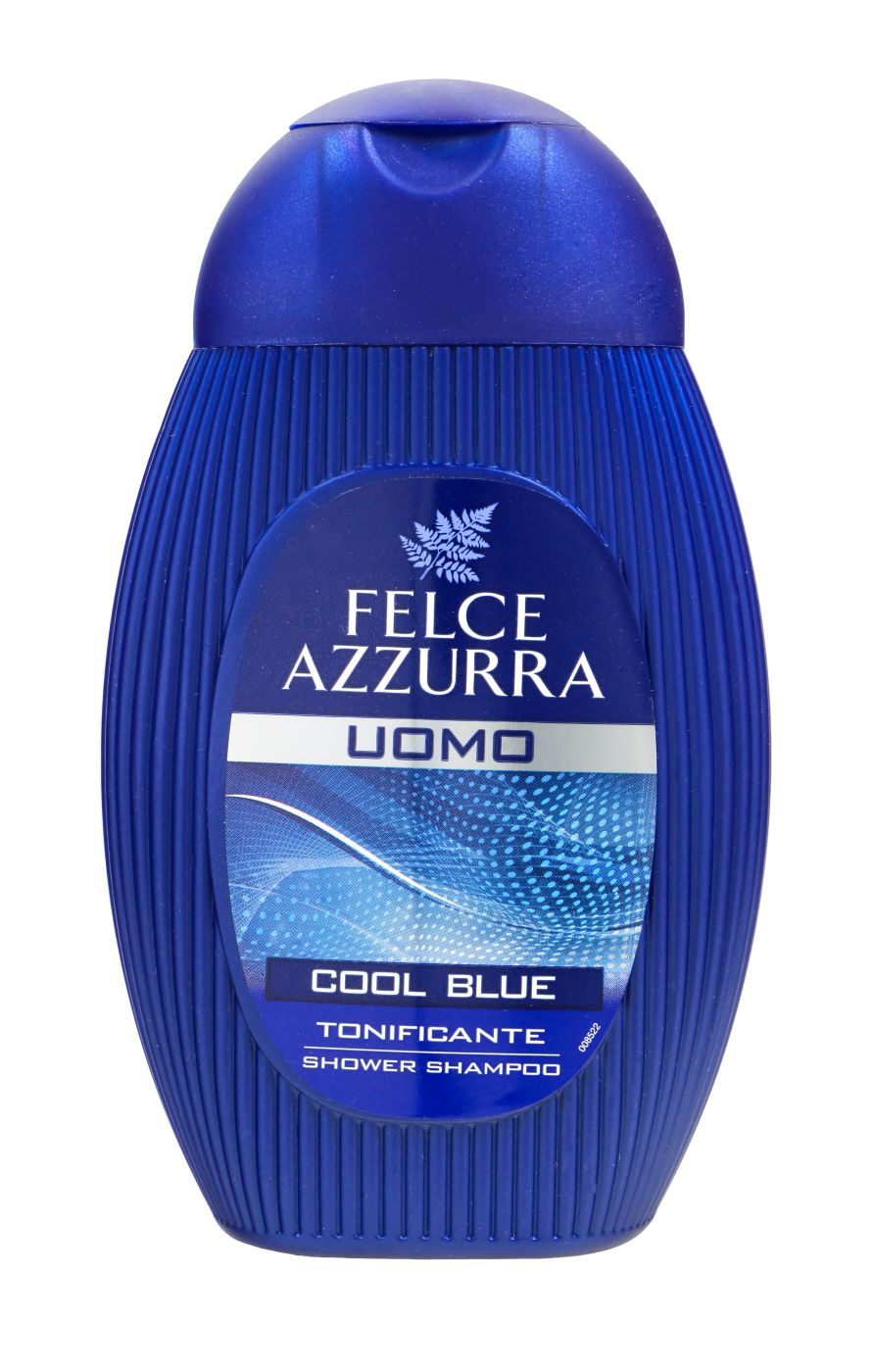 Azzurra Men Shower Shampoo Cool Blue Tonificante, 250 ml
