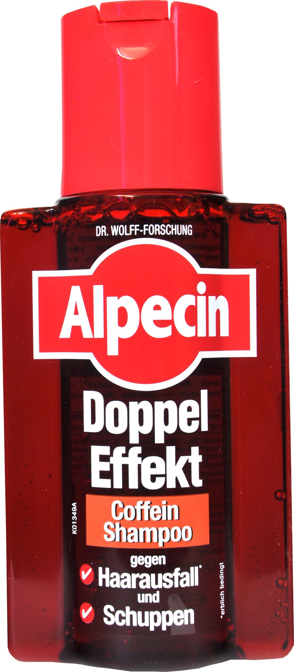 Alpecin Doppel-Effekt Shampoo gegen Haarausfall und Schuppen, 200 ml