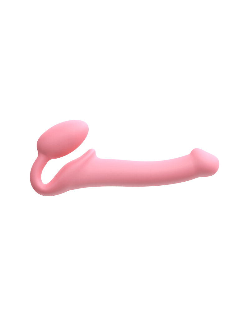 Strap-On-Me - Semi-Realistischer biegsamer Strap-On Dildo Größe M - Pink
