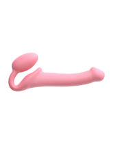 Strap-On-Me - Semi-Realistischer biegsamer Strap-On Dildo Größe L - Pink