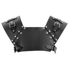 4: Rimba Bondage Play – Leder-Brustharness – Schwarz