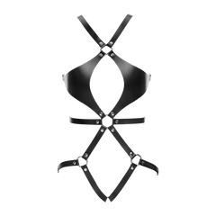 Rimba Bondage Play – Leder-Körperharness – Schwarz