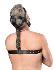 Rimba Bondage Play - Leder-Fixierharness - Schwarz