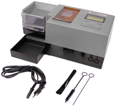 Powermatic 5+ vollautomatische Stopfmaschine mit Shredder, silber