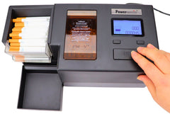 Powermatic 5+ vollautomatische Stopfmaschine mit Shredder, anthrazit