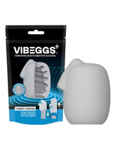 VIBEGGS - Candy Curves - Vibrierende Masturbationshülle - Weiß