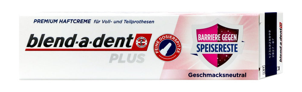 blend-a-dent Plus Barriere gegen Speisereste Haftcreme Geschmacksneutral, 40 g