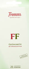 Fromms FF Gefühlsaktiv Kondome mit Spezialgleitfilm, 21 er