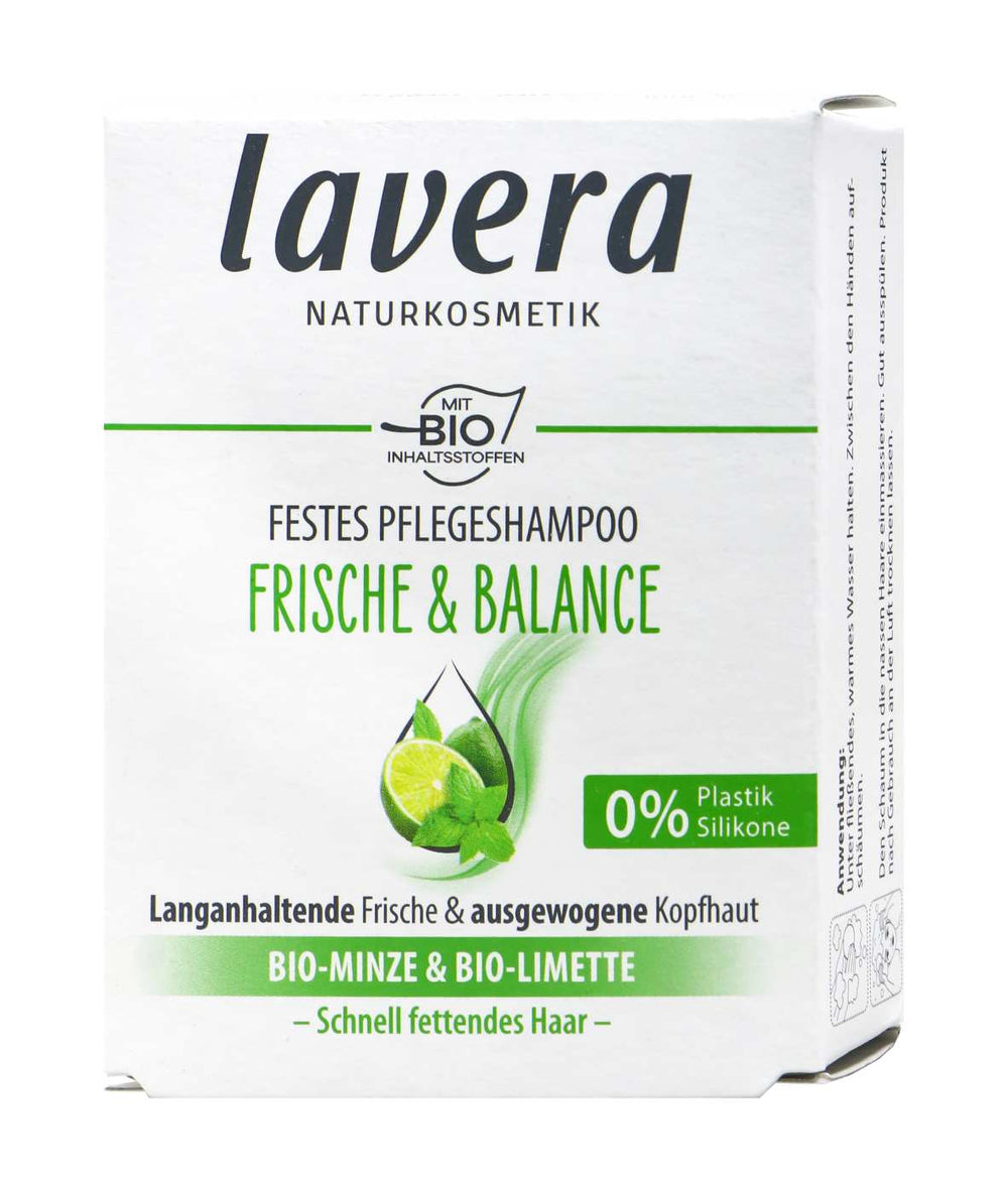 Lavera Festes Shampoo Frische + Balance, 50 g