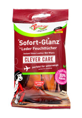 Poliboy Sofort-Glanz Leder Feuchttücher, 10 er