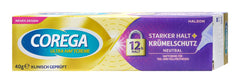Corega Ultra Haftcreme Neutral Starker Halt + Krümelschutz, 40 g