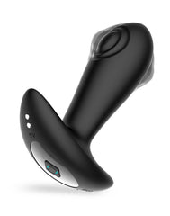 IY - Milton - Analplug mit doppelter Pulsfunktion und Fernbedienung - Schwarz