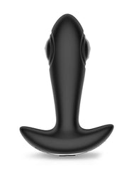 4: IY - Milton - Analplug mit doppelter Pulsfunktion und Fernbedienung - Schwarz