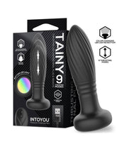 IY - Tainy - Stoßender Analplug mit LED-Beleuchtung und Fernbedienung - Schwarz