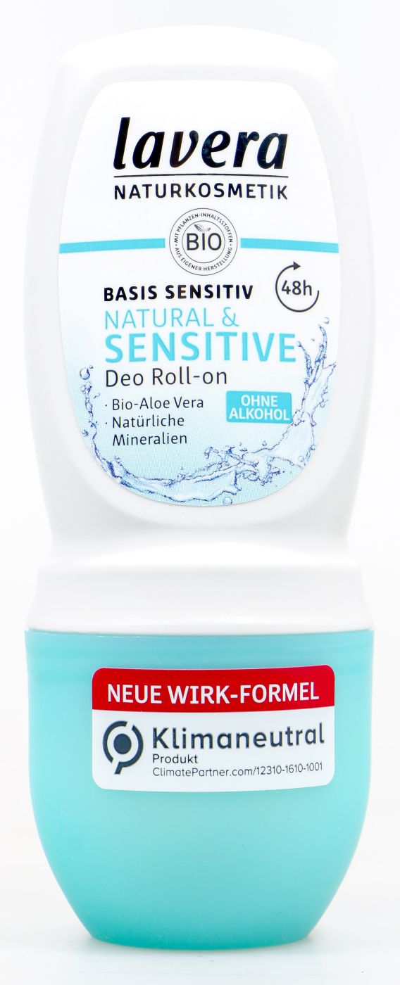 Lavera Basis Deo Roll-On Sensitiv&Natural Bio-Aloe Vera, 50 ml