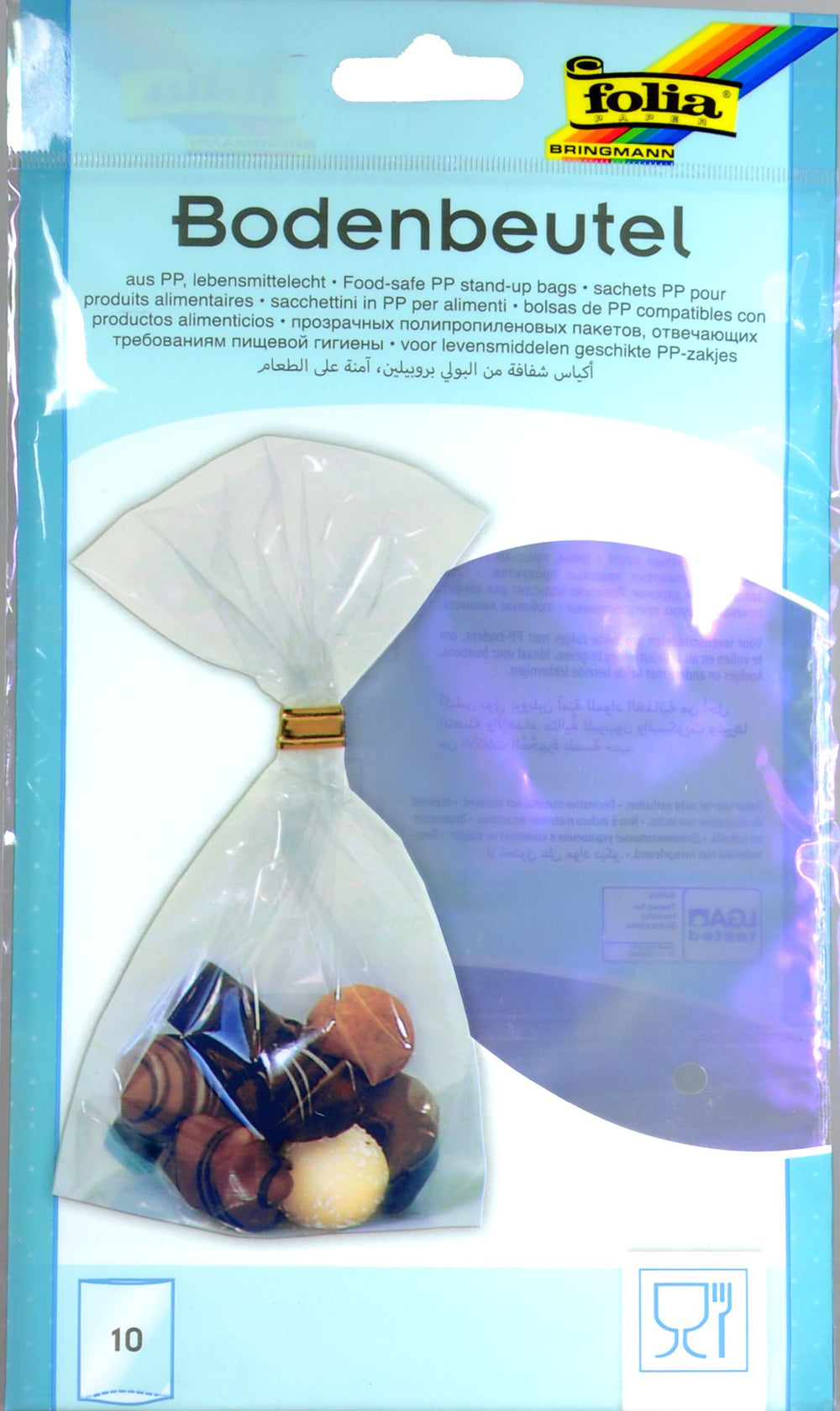 Cellophan Beutel 115 x 190, 10 er