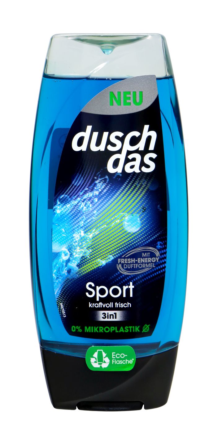Duschdas Sport Frischer Duft 3in1, 225 ml