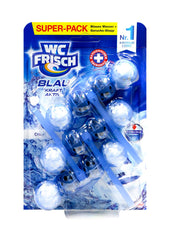 WC Frisch Duftspüler Blaukraft Aktiv Chlor, 3x50 g