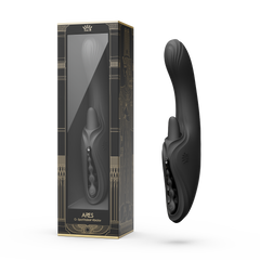 ZALO - Ares - G-Spot Rabbit Vibrator App-Controlled - Obsidianschwarz