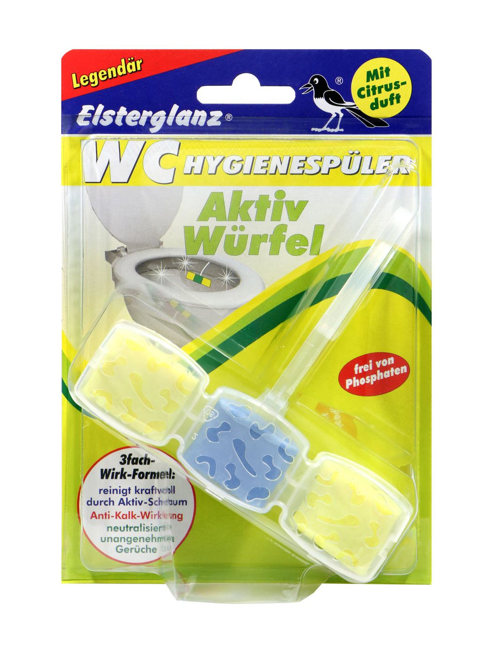 Elsterglanz WC Aktiv Würfel Citrusduft, 1 er