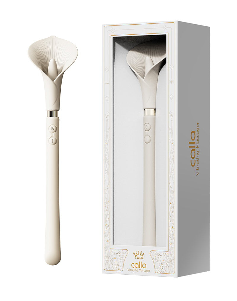 ZALO - Calla Vibrationsmassagegerät - Elfenbeinweiß