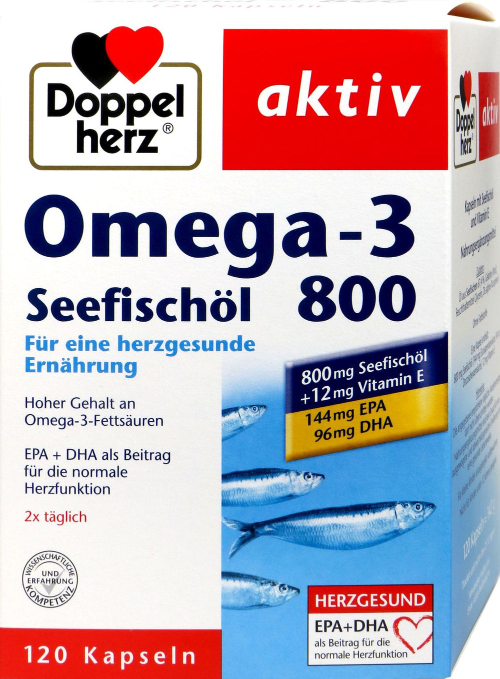 Doppelherz Omega-3 Seefischöl 800 mg, 120 er