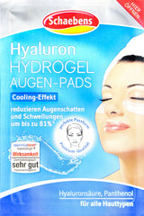 Schaebens Hyaluron Hydrogel Augen Pads, 2 er