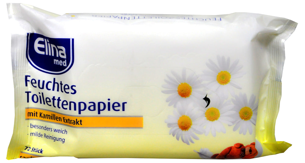 Elina Feuchtes Toilettenpapier Kamille, 72 er