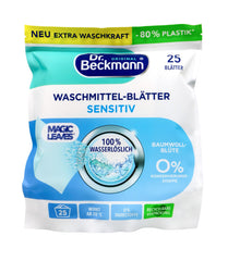 Dr. Beckmann Magic Leaves Sensitiv Waschmittel-Blätter, 25 er