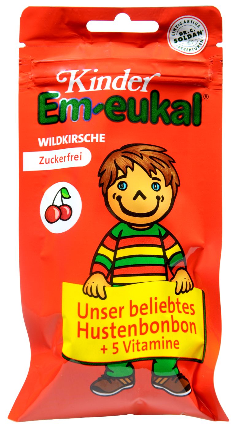 Em-Eukal Kinder Wildkirsche Zuckerfrei, 75 g