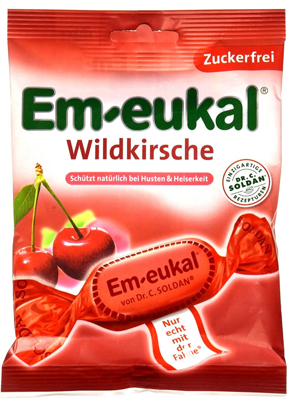 Em-Eukal Wildkirsche Zuckerfrei, 75 g
