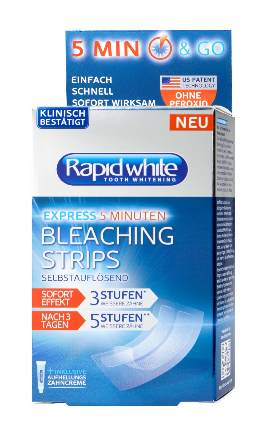 Rapid White Bleaching Strips, Set