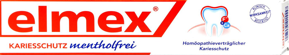 Elmex Zahnpasta Mentholfrei, 75 ml