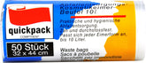 Quickpack Müllbeutel Kosmetikeimer 10 l, 32x 44 cm, 50 er