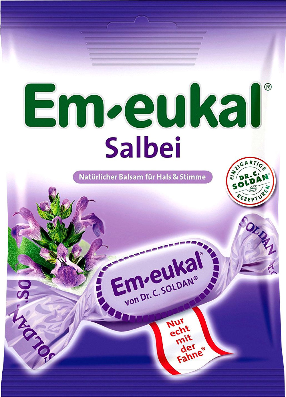 Em-Eukal Salbeibonbon, 75 g