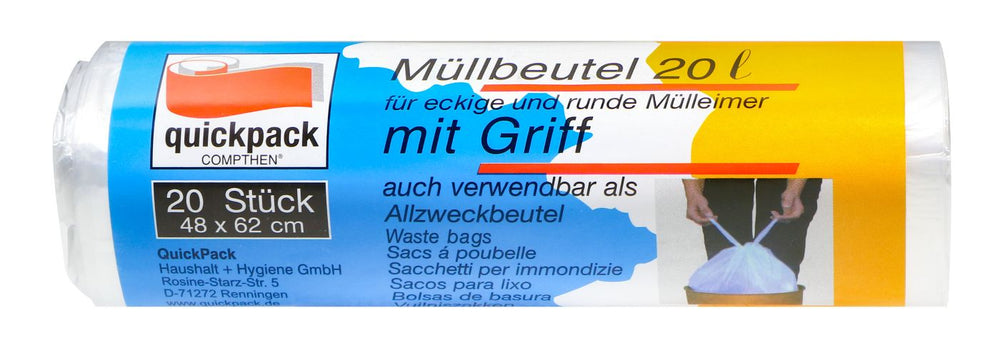 Quickpack Müllbeutel 20 l, 20 er