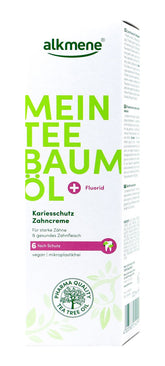 Alkmene Teebaumöl Kariesschutz Zahncreme, 100 ml