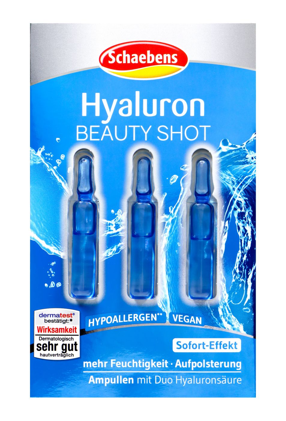 Schaebens Hyaluron Serum BEAUTY Shot, 3x1 ml