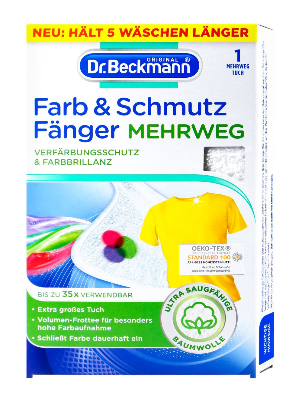 Dr. Beckmann Farb und Schmutz Fänger Mehrwegtuch, 1 er