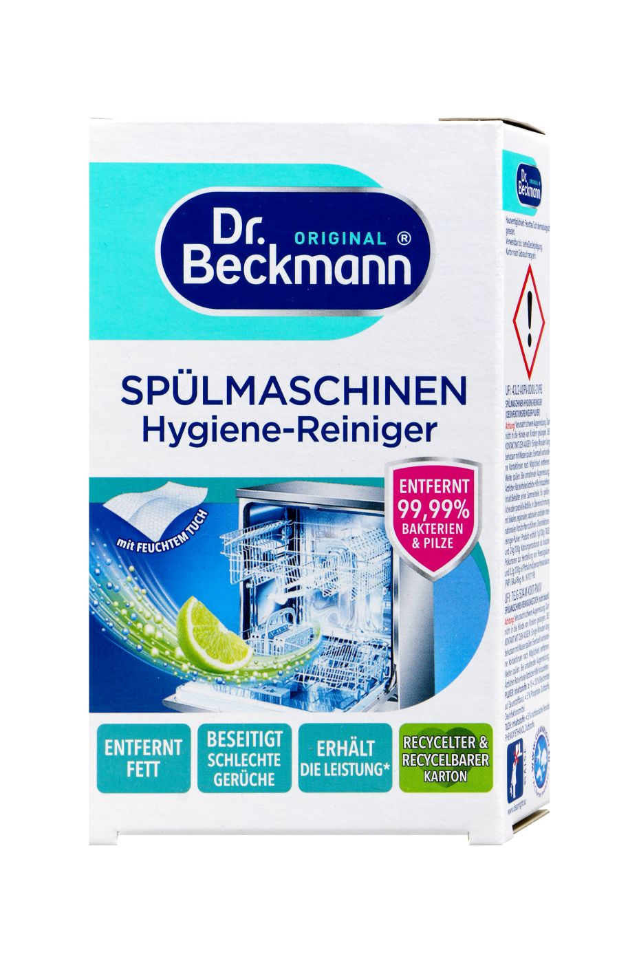 Dr. Beckmann Spülmaschinen Hygiene Reiniger, 75 g