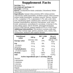 100% Whey Professional - 1816g - WhiteChocolStrawb