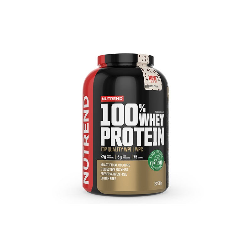 100% Whey Protein - 2250g - Cookies Cream (Kekse Creme)