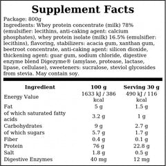 100% Whey Protein - 800g - Strawberry Banana x6