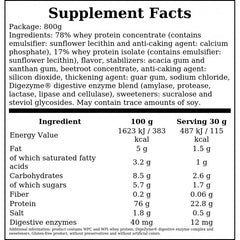 100% Whey Protein - 800g - Strawberry