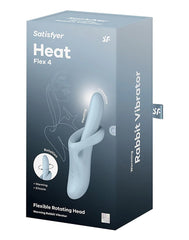 2: Satisfyer - Heat Flex 4 - Wärmender Rabbit-Vibrator - Blau